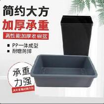 ? Plastic frame withdrawal barrel Hotel plate collection barrel withdrawal trolley storage frame box binaural dining car collection basin