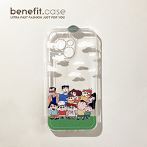 Benefit Japan-ROK wax pen small new one applies Apple 13promax mobile phone shell cartoon iphone12mini cute xsmax brief xr silicone 8pl