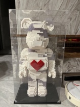 Building block bearbrick1000%display box Doll toy animation model storage dust cover