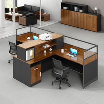 Office Screen Staff Financial Desk Chair Combination Brief biathlon booth Partition Employee Desk