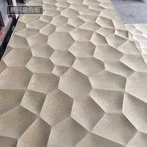 Wave board 2cm semi-circular board wall ceiling indoor background wall carving corrugated board pvc shape board material