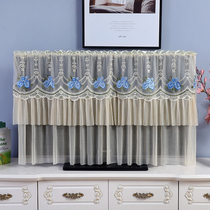  Lace TV cover Nordic 55 inch 65 fabric cover cloth dust cover hanging boot does not take LCD TV cover