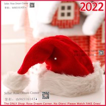 2021 Red Christmas Santa Hat Adults Children Party Decor Cap