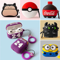 Airpods pro protective cover cute Tide brand airpodspro headphone cover silicone Apple 3 generation wireless Bluetooth headset protective cover silicone soft shell anti-drop pro shell 3 generation cartoon