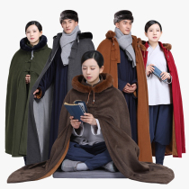 Winter meditation meditation cloak thick velvet cloak monk clothes monk clothes men and women
