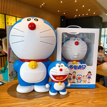 Genuine Doraemon piggy bank cartoon Dingdang cat childrens piggy bank anti-drop can access the piggy bank large capacity