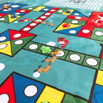 Autumn and winter puzzle flying chess floor mat oversized thickened carpet living room parent-child childrens game pad baby crawling pad
