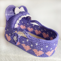 Leg Sister Maternal hand - made diy newborn cradle bed knitting materials packed with custom 0 formaldehyde mattress