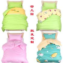 Kindergarten quilt pure cotton three pieces containing cotton baby baby enter the garden tocartoon bedding bedding