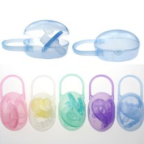  Baby wide mouth pacifier box pp plastic portable pacifier box dustproof storage box Finger cover toothbrush box