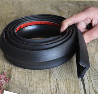Rubber electric door garage door bottom sealing strip water strip door flap waterproof kitchen windproof door strip rubber lifting