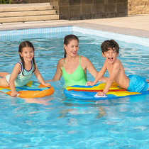 Surfboard novice single skateboard water inflatable floating row multi-person childrens party board swimming ring can sit in the water airship