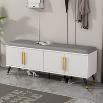 Home Entrance Light Extravagant Shoes Stool Doorway Solid Wood Table Shoes Stool Style Shoes Cabinet Integrated Into Door Soft Bag Wear stool