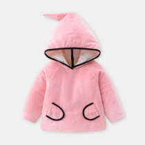 Autumn and winter baby anti-dirty clothes cotton baby cotton-padded clothes jacket childrens cotton thick anti-dressing can be worn outside