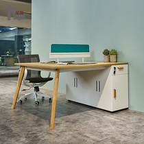 Nitu staff office table and chair combination staff table simple modern 2 4 person screen card holder Financial Desk
