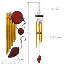 6 pipe creative metal wind bell hanging decoration Cross-border customization