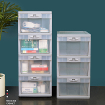 Export German medicine box household empty medicine cabinet extra large capacity large drug drug storage box multi-layer family pack