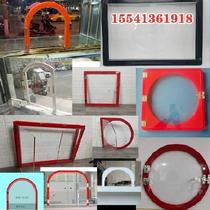 Deli take-out window playground malatang glass window snack bar selling doors and windows plastic window convenient door frame