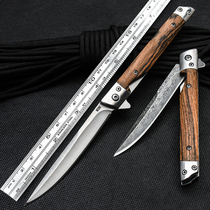 Outdoor knife sharp high hardness knife cutting edge field knife portable tactical survival knife self-defense folding knife