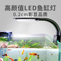 Fish tank light LED light grass cylinder light waterproof small energy-saving lighting light mini clip light aquarium water straw light