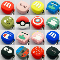 Baseus Times WM01 true wireless Bluetooth headphone protective sleeve silicone softshell Encok wm01 headsets Cartoon Anti-Fall Personality Creative Times wm01 Protect Shell Cute Couple