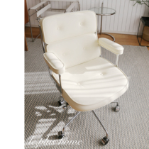 leplus cream home office chair computer chair comfortable single sofa chair Nordic net red sedentary lifting chair