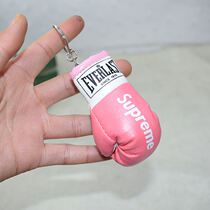Boxing gloves pendant keychain pendant leather handmade bag pendant boxing match gift gift small pendant