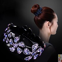Rhinestone Pony Tail Buckle Head Hair Clipper Hairhairclip Hair Card Hairband Hair Hoop floral headdress Torch Hair Trim Hair Trim Women