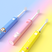 jstyle Japanese childrens electric toothbrush 3-4-6-10 years old 2 + Rechargeable baby child student soft hair