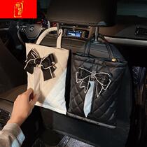 Car towel box creative style butterfly bow chair back-mounted drawing box cars decorated with paper towel