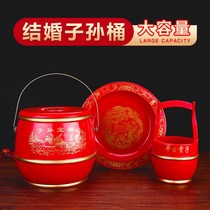 Wedding Gyeongsupplies Great All children and grandchildren barrel Three sets of bride dowries Dowry Childrens Toilet Womens Party Escort Suit