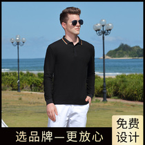 Custom T-shirt overalls printing logo embroidery autumn and winter Group event party cotton long sleeve polo shirt overalls