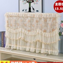 LCD TV cover boot does not take 55-inch wall-mounted 32-inch lace 65-inch fabric dust cover 40 hanging cover cloth