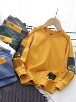 New Barabara Childrens spring autumn round collar acrobats boys pure cotton wool circles casual blouses 2021 Fall CUHK