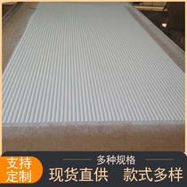 Factory custom wave board curved indoor background wall carving Hollow board outdoor PVC corrugated board Relief Board