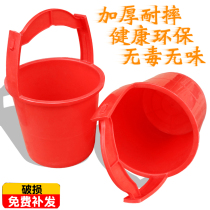 Rural bucket thickened bucket Old-fashioned watering flower dung bucket Large agricultural urine bucket Household life bucket water