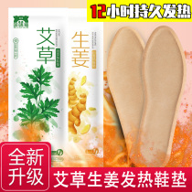 Squeaky pig self-heating insole Wormwood warm baby insole winter warm feet free charging lengder ginger warm foot stickers