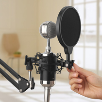 Desktop cantilever capacitive microphone holder shockproof frame with anti-spray mesh small bottle microphone universal adjustable Mimi