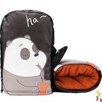 Motorcycle handle set Battery car gloves cold warm cotton Electric car handlebar cover handle winter tram velvet