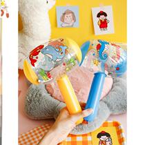 Childrens inflatable hammer toy small hammer cartoon balloon baby beating punishment props with whistle Bell