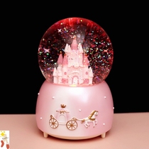Two-year-old girl baby daughter birthday gift net red year-old child surprise anniversary music box music box glass ball