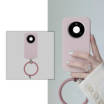 Pink for Huawei mate40Pro phone case mete30Por with bracelet buckle liquid silicone 40e all-inclusive meta20 hand m40 ten niche m30 female mt