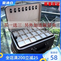 Multi-layer suitcase jewelry storage box pendant ring jadeite large capacity convenient bracelet box storage box