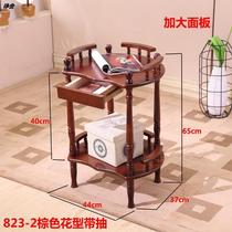 Special assorted wooden tea water rack for tea building with several thickened smoke-cylinder chess-card room next to the new machine of tea table