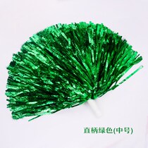 Flower ball cheerleader hand-held flower handle model hand-held pair shot 2 primary school students square dance hand flower la la fuck