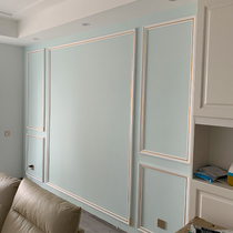 Vereal Solid Wood Line TV Background Wall Frame Trim Strip Metal Wood Line Gypsum Line Wall Modeling Wood Strips