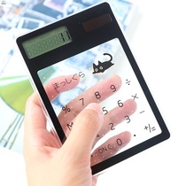 Girl heart quiet sound students use small screen voice-free computer mini calculator for middle school students Korean version college students