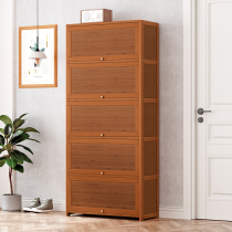  Shoe cabinet Household entrance one-piece large-capacity entrance cabinet ultra-thin space-saving storage foyer dump shoe shelf