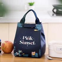 Lunch box handbag bag aluminum foil thickened large capacity when bag handbag cute and meal bag