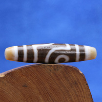 Tibet natural agate chalcedony pure II eye beads 12X 55mm yu hua oily necklaces choker